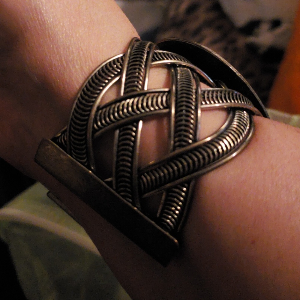 Turquoise Silver Bangle - Picture 3 of 4